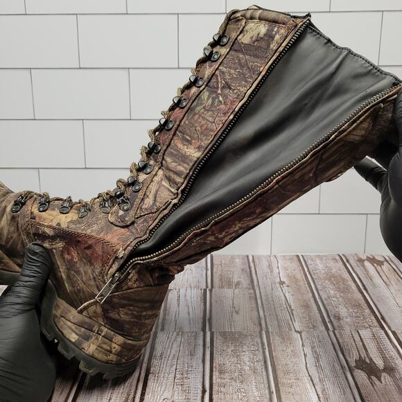Red Head Camo Waterproof Hunting Boots Mens 8.5 Mossy Oak Infinity Tall main image 10